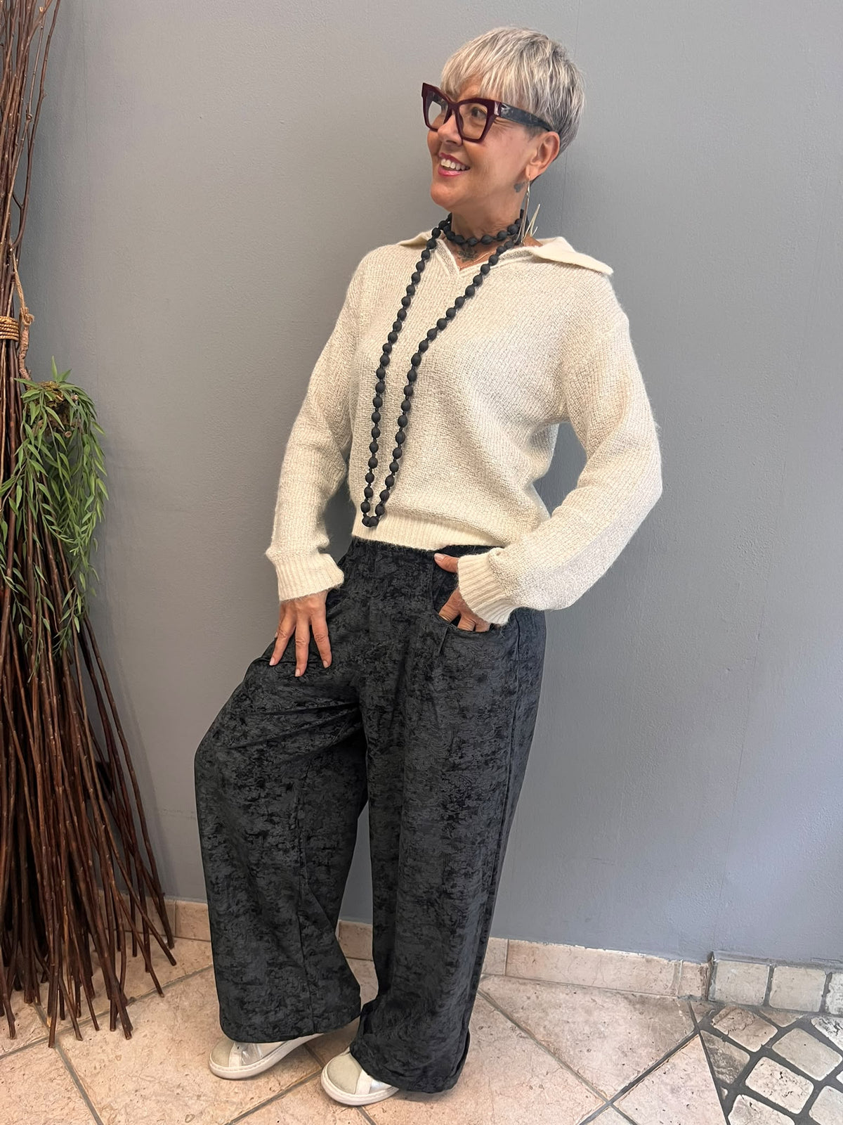 PANTALONE JACQUARD