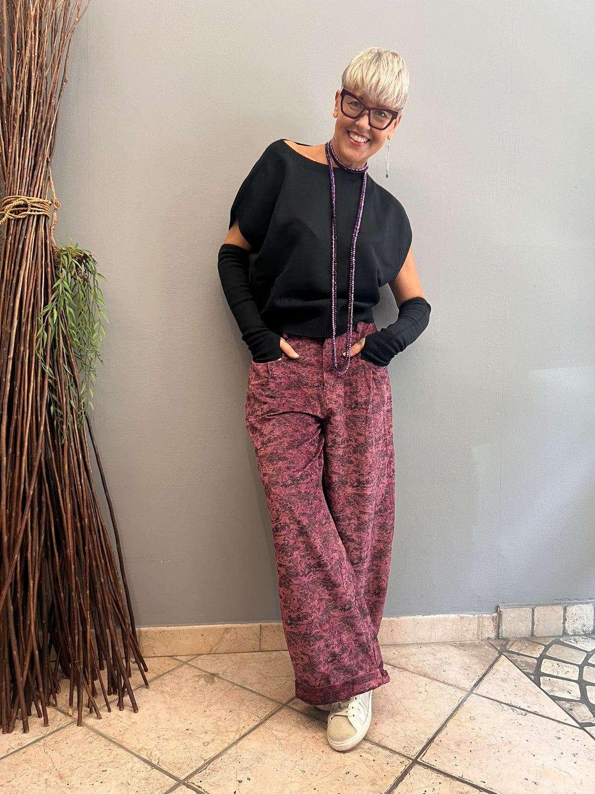 PANTALONE JACQUARD