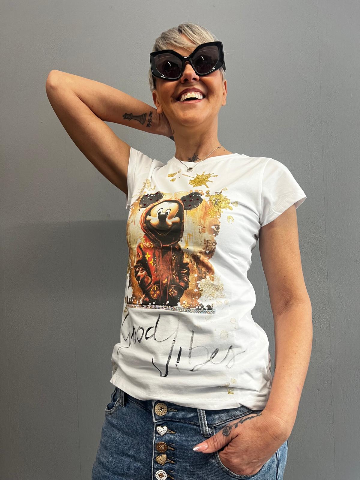 TSHIRT TOPOLINO ORO