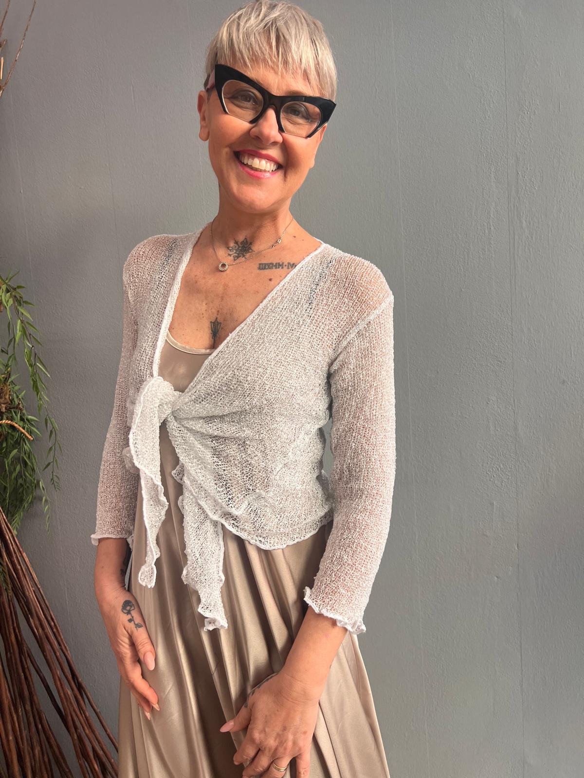 CARDIGAN LUREX