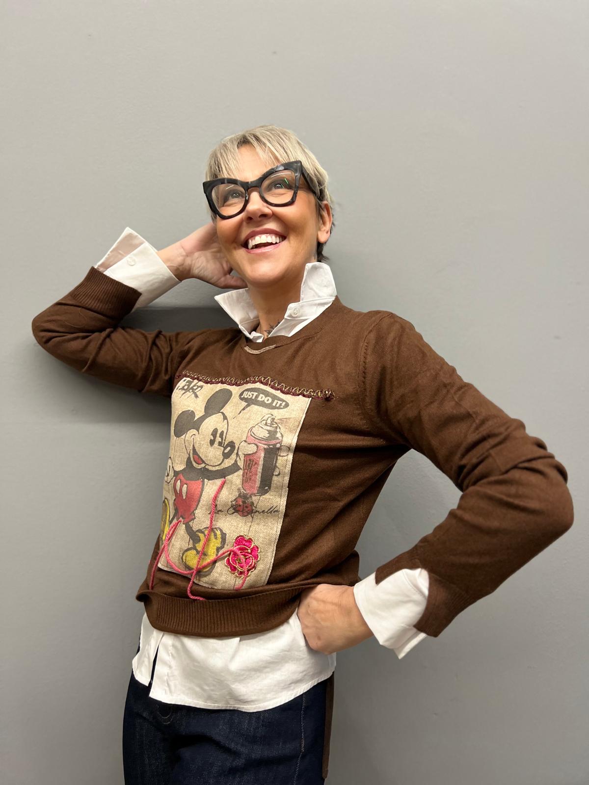 MAGLIA TOPOLINO GRECA