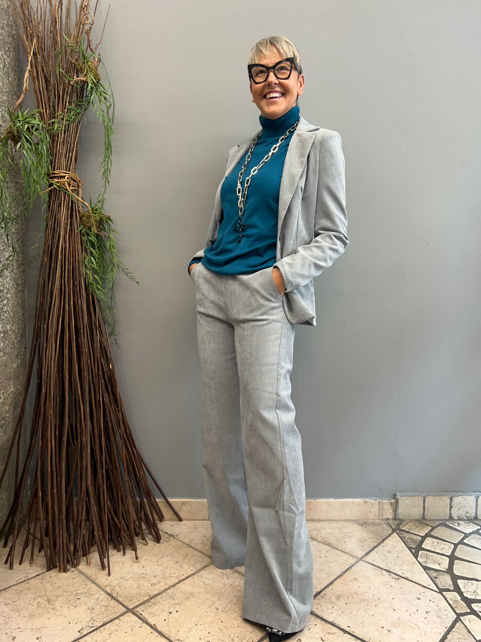 PANTALONI LARGHI LEONA