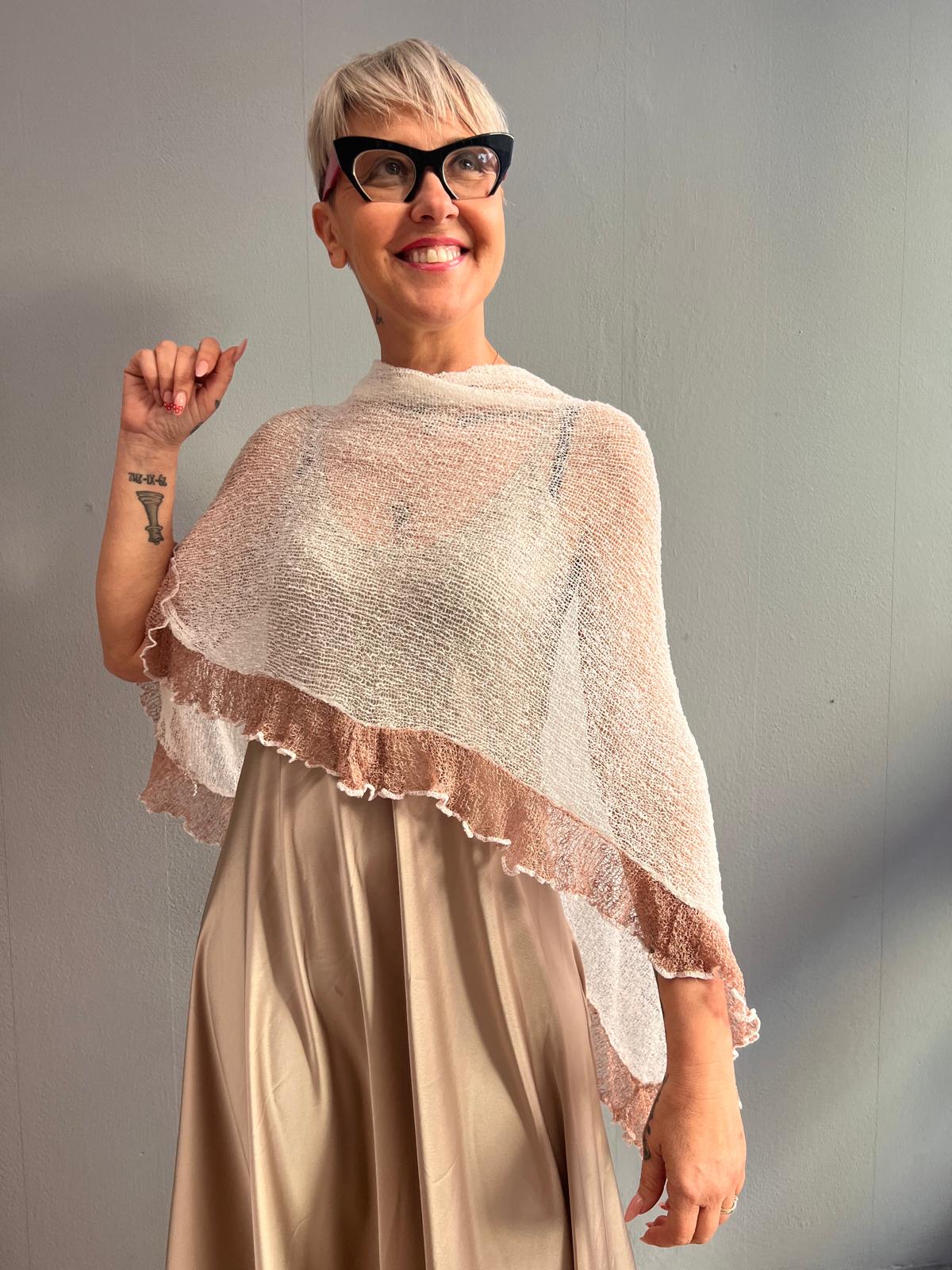 PONCHO SUN BICOLOR