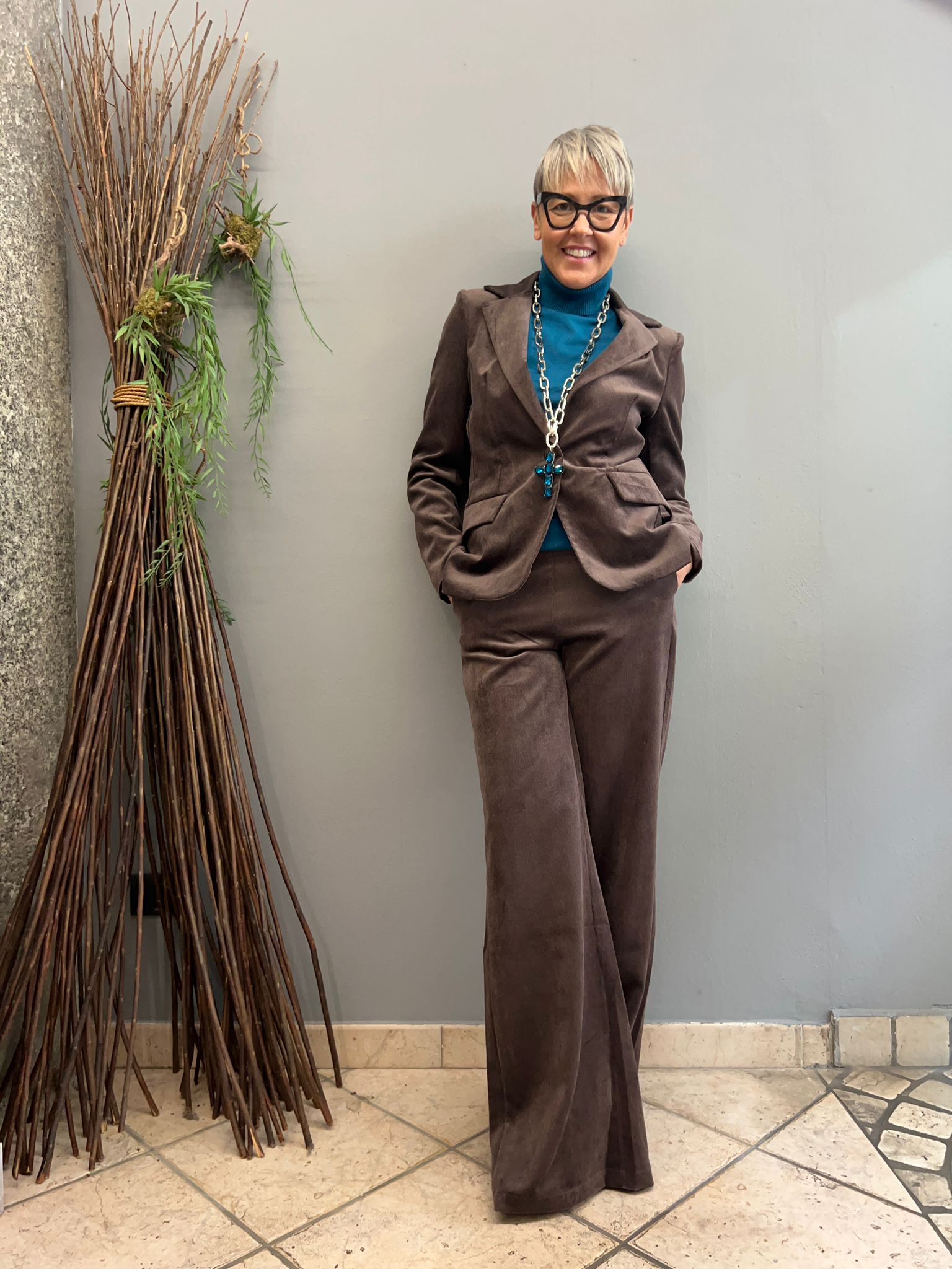 PANTALONI LARGHI LEONA