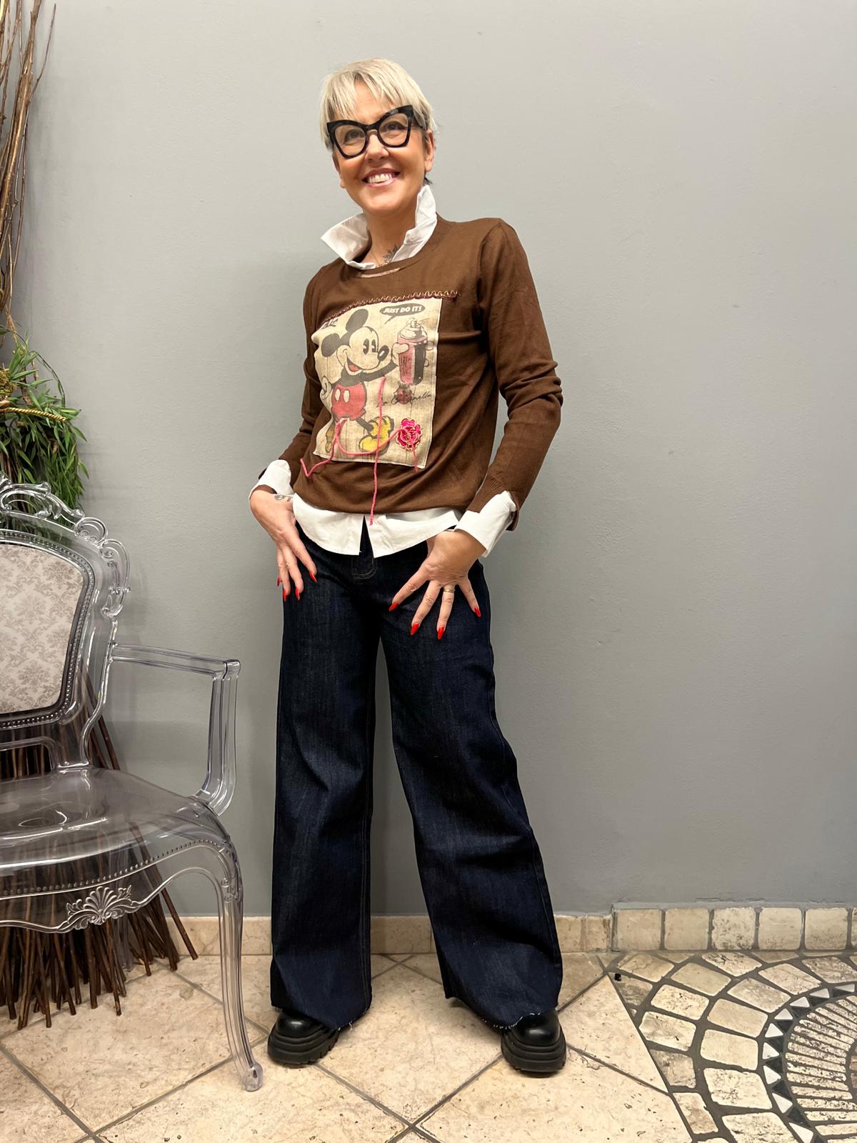 MAGLIA TOPOLINO GRECA