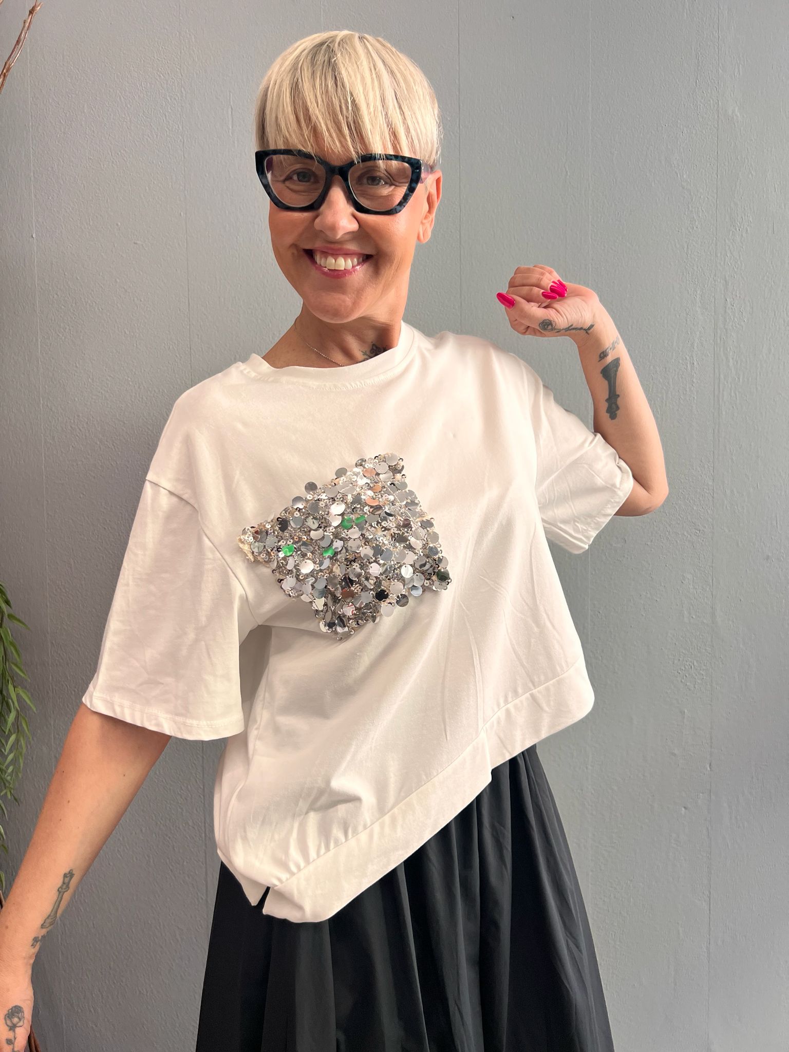 TSHIRT PAILLETTES