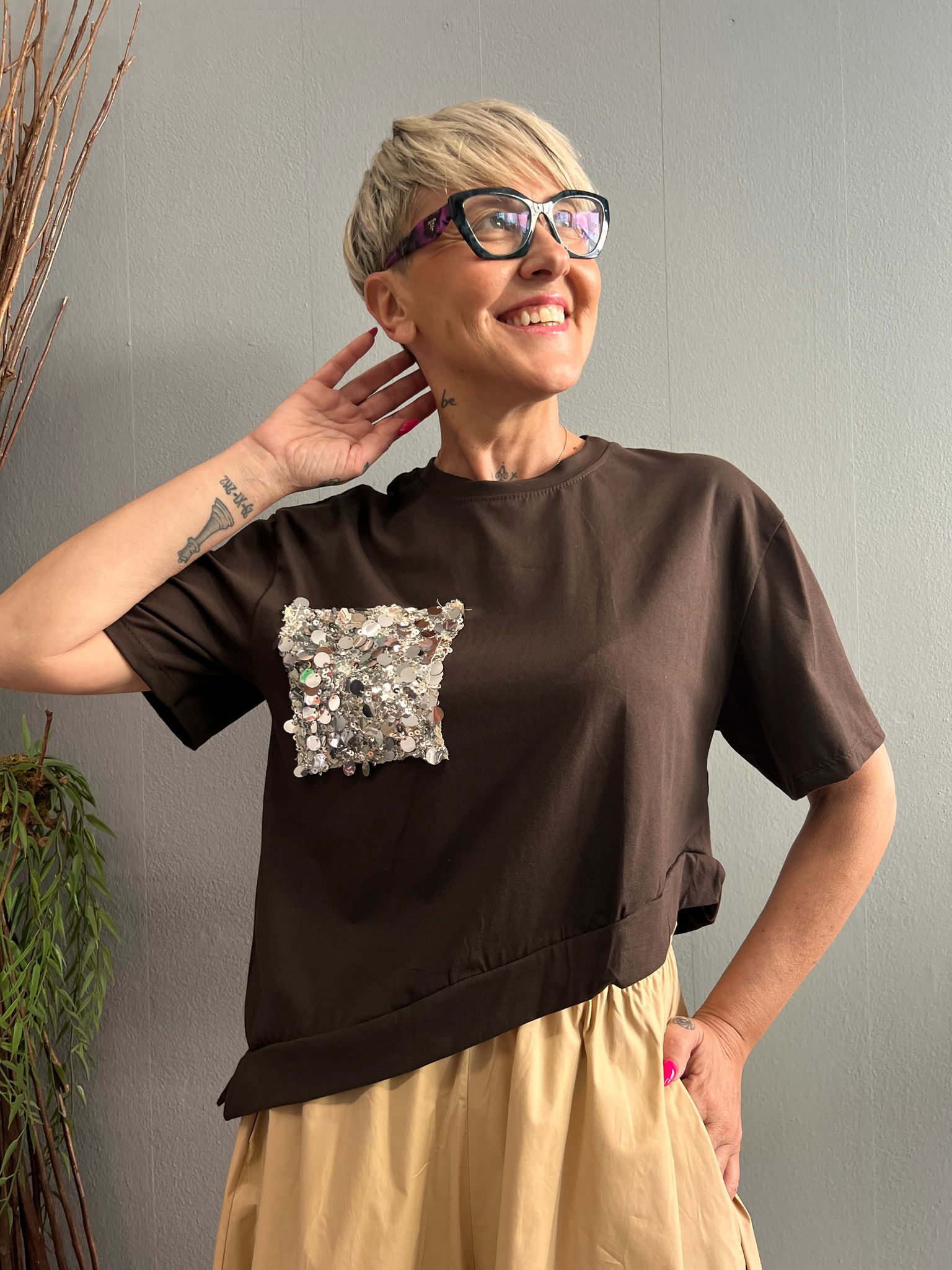 TSHIRT PAILLETTES