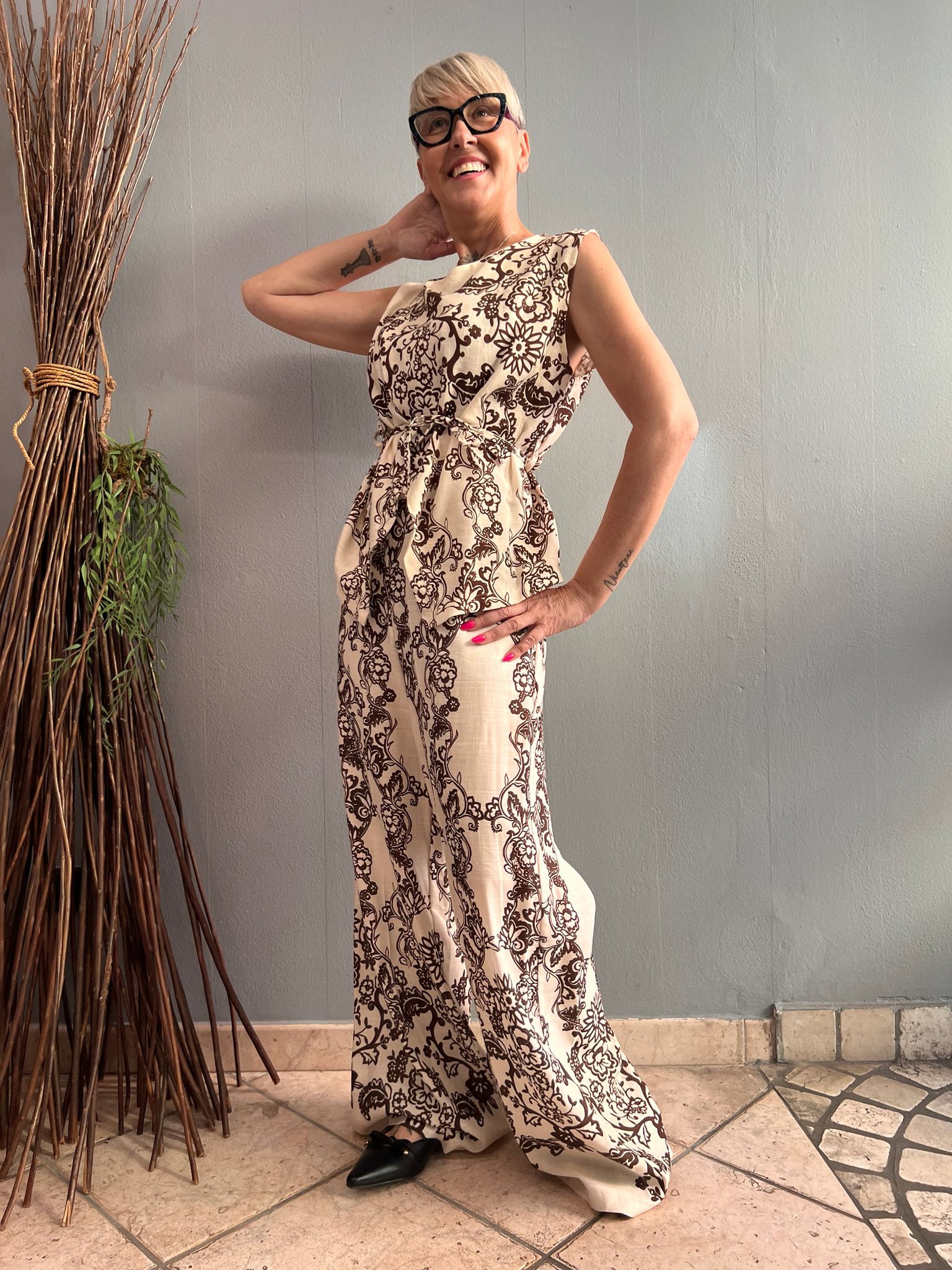 PANTALONE RICAMI