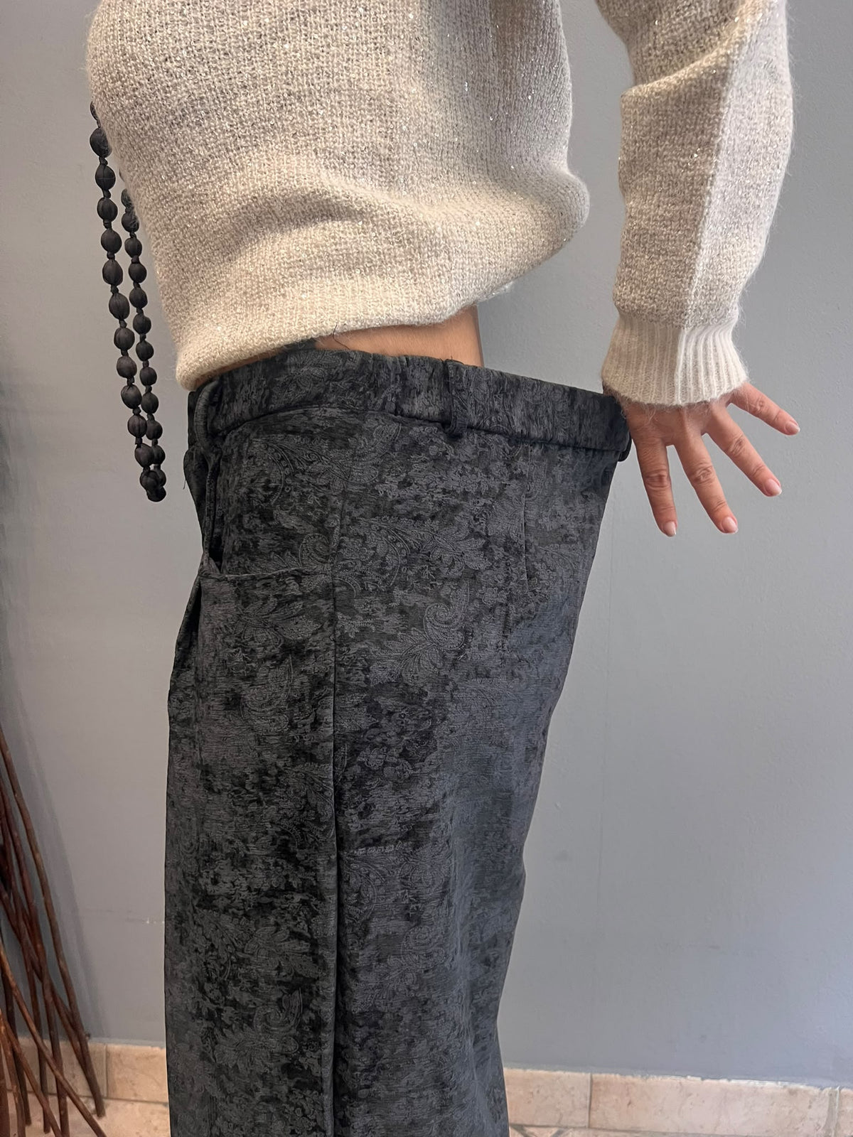 PANTALONE JACQUARD
